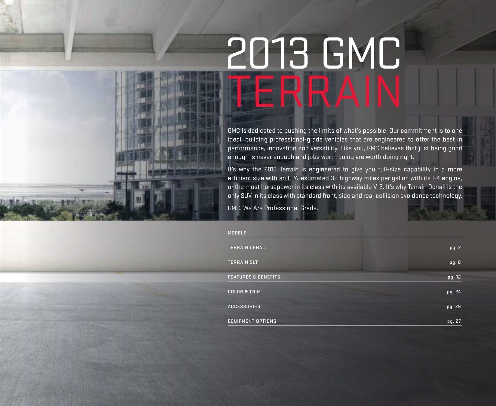 2013 GMC Terrain Brochure Page 22